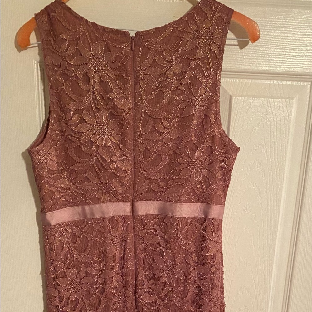 ASOS maternity blush/pink lace dress